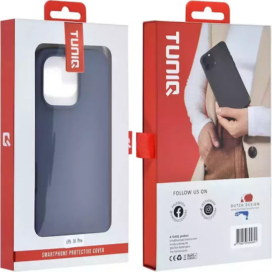 Tuniq iPhone 16 Pro Premium Liquid Silicone Case Dark Blue