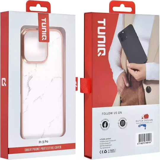 Tuniq iPhone 16 Pro Silicone Case Marble