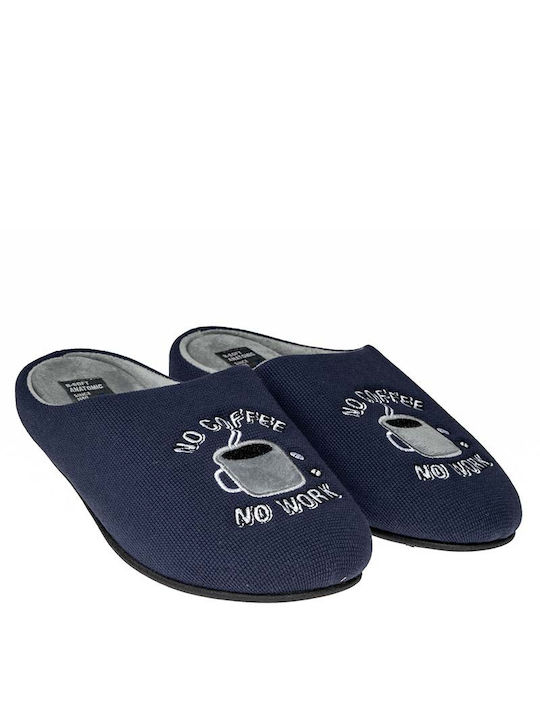Men's Slipper Navy Blue 24005