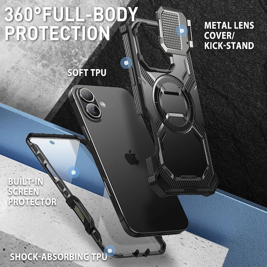 i-Blason Armorbox Задна корица Силикон Черен (iPhone 16 Plus)