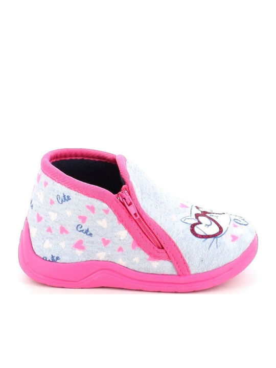 Kinderhausschuhe Stiefel Rosa