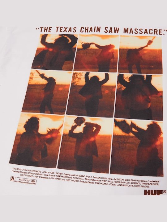 Tricou Huf X Texas Chainsaw Unparalleled Terror Ts02439-alb
