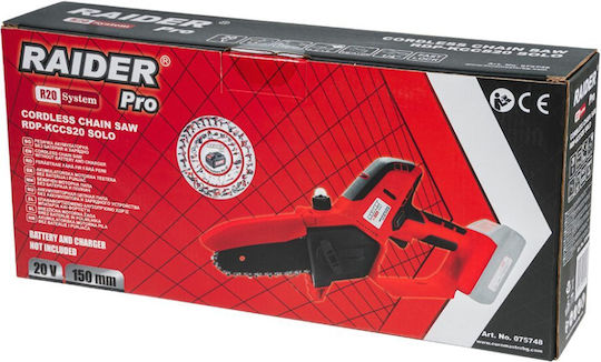 Raider Pruning Battery Chainsaw Solo 20V 2.13kg with Blade 15cm