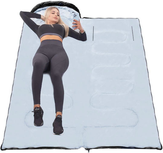 Springos Sleeping Bag Μονό Καλοκαιρινό Black