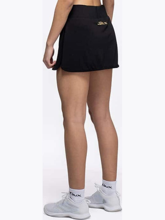 Fustă-Șort pentru femei Cu talie înaltă Black