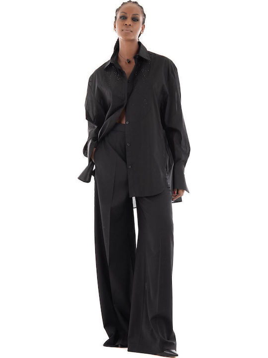 Women's Long Sleeve Shirt Black