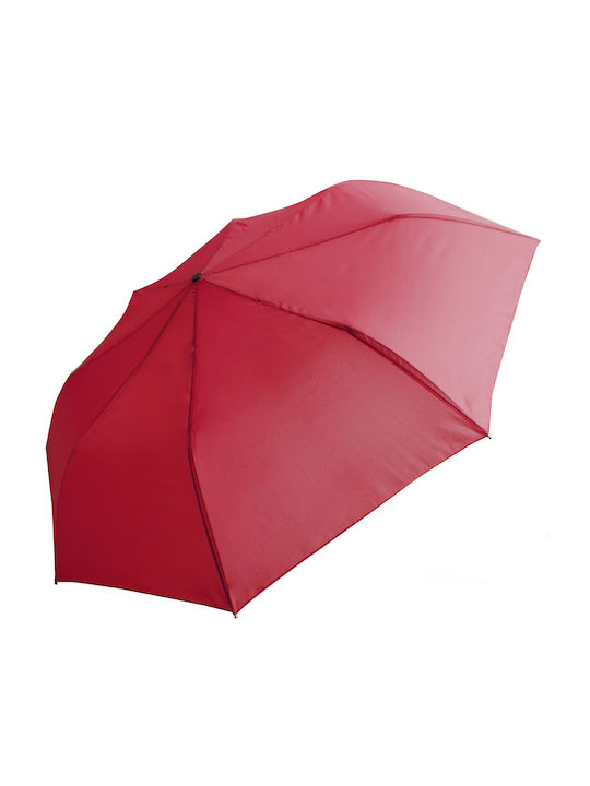 Trend Windproof Automatic Umbrella Compact Red