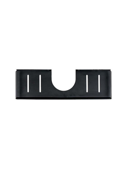 Wenko An der Wand montiert Badezimmerregal Metallisch 35.5x10.5x4cm Schwarz