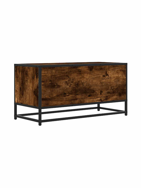 Шкаф за телевизор от Метал & Дърво Опушен дъб Д80xШ34.5xВ40см