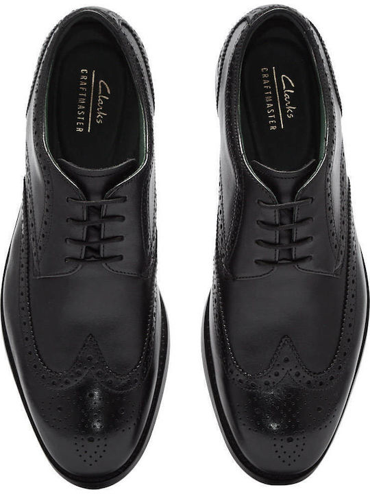 Craft James Tip Men's Leather Oxfords Black