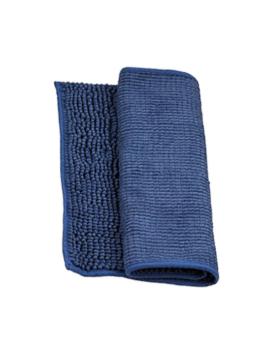 Sidirela Αντιολισθητικό Πατάκι Μπάνιου E-2266 Blue 45x75εκ.