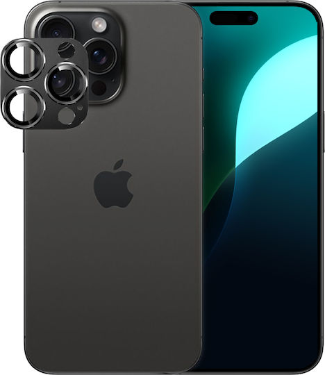 iPhone 16 Pro 16 Pro Max Camera Glass Black Metal Cover Erbord