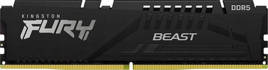 Kingston FURY Beast DDR5 with Module 1x16GB and Speed 6800 for Desktop