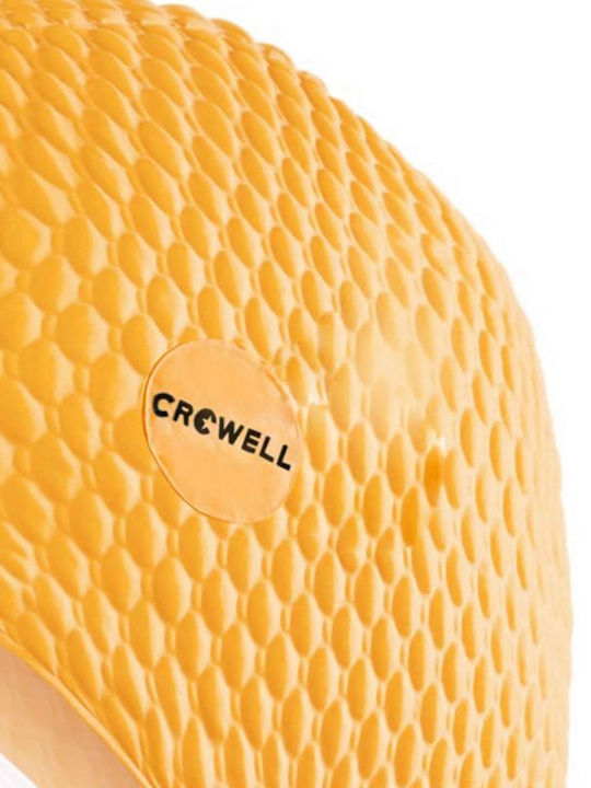 Crowell Latex Adults Swimming Cap Orange