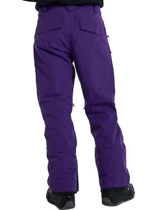 Burton 23831101501 Men's Trousers for Ski & Snowboard Purple