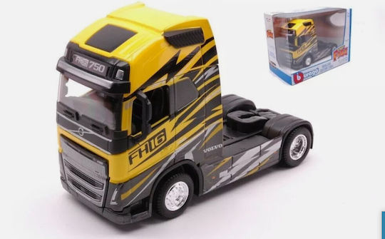 Bburago Mașinuță 1:43 Cabine personalizate Volvo FH16 Galben/Negru pentru 3++ Ani