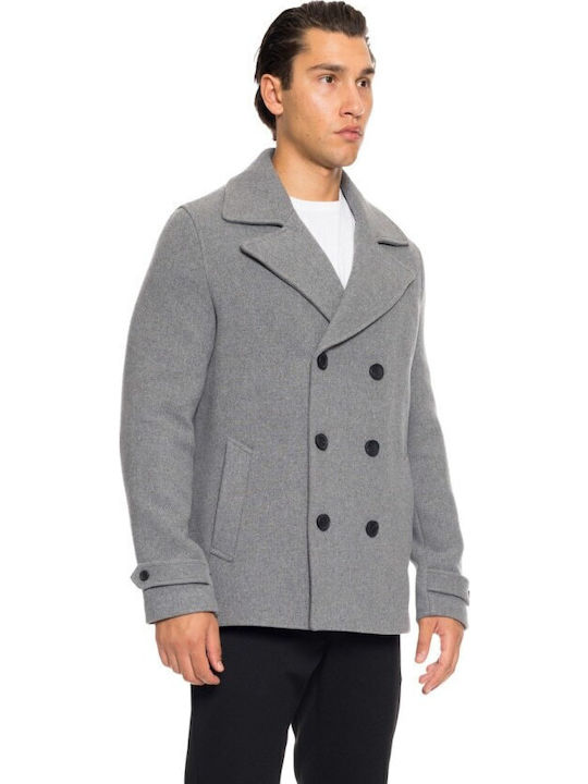 Herren Mantel grey