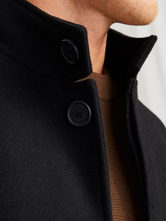 Men's Half Coat Black