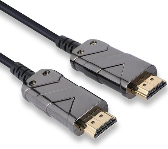PremiumCord HDMI 2.1 Ultra High Speed 48Gbps 4K 120Hz HDR VRR Kabel HDMI-Stecker - HDMI-Stecker 10m Schwarz