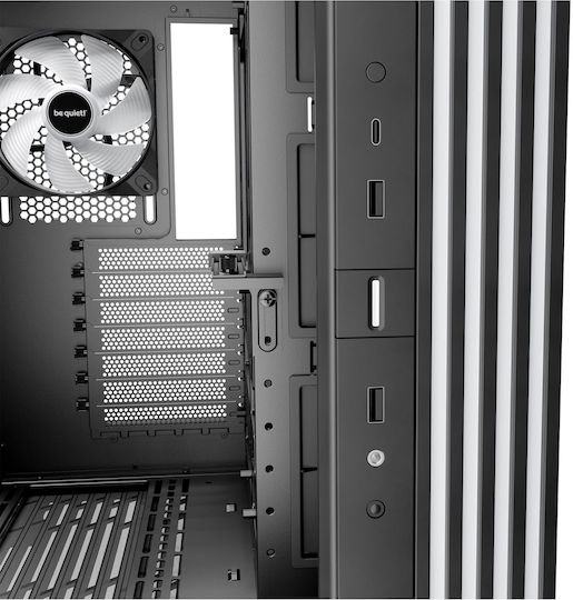 Be Quiet Light Base 600 LX Gaming Midi Tower Κουτί Υπολογιστή με Πλαϊνό Παράθυρο και RGB Φωτισμό Μαύρο