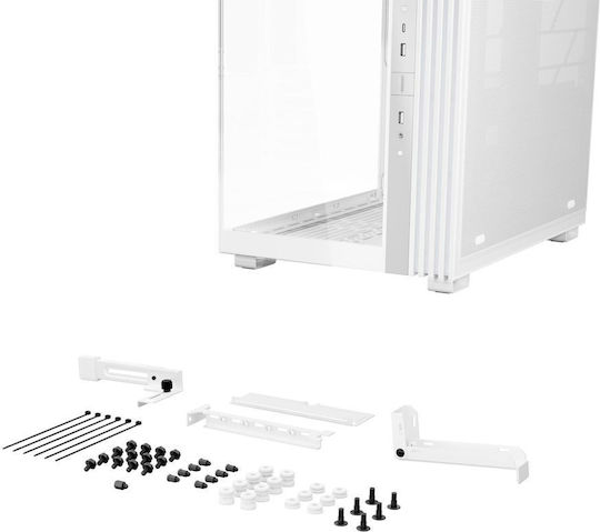 Be Quiet Light Base 600 LX Gaming Midi Tower Κουτί Υπολογιστή με Πλαϊνό Παράθυρο και RGB Φωτισμό Λευκό