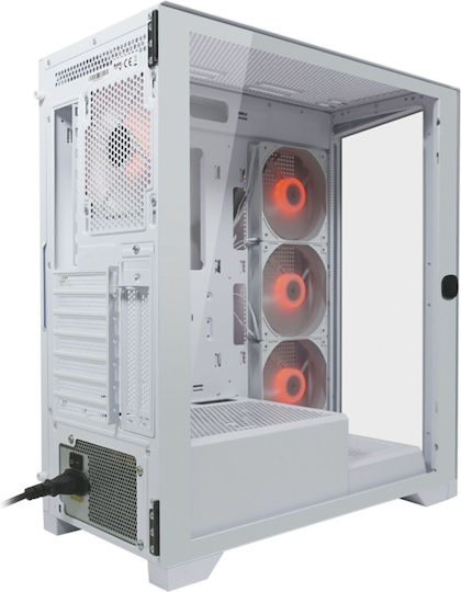 LC-Power Gaming 806W - Crosswind_X Midi Tower Κουτί Υπολογιστή με Πλαϊνό Παράθυρο Λευκό