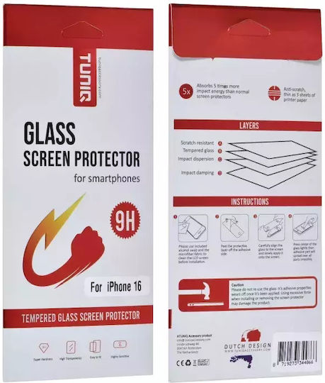 Tuniq Tempered Glass (iPhone 16)