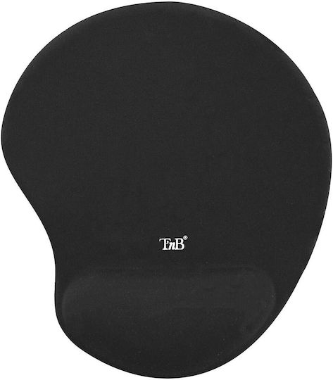 T'nB Mouse Pad with Wrist Support Black 205mm Ergo