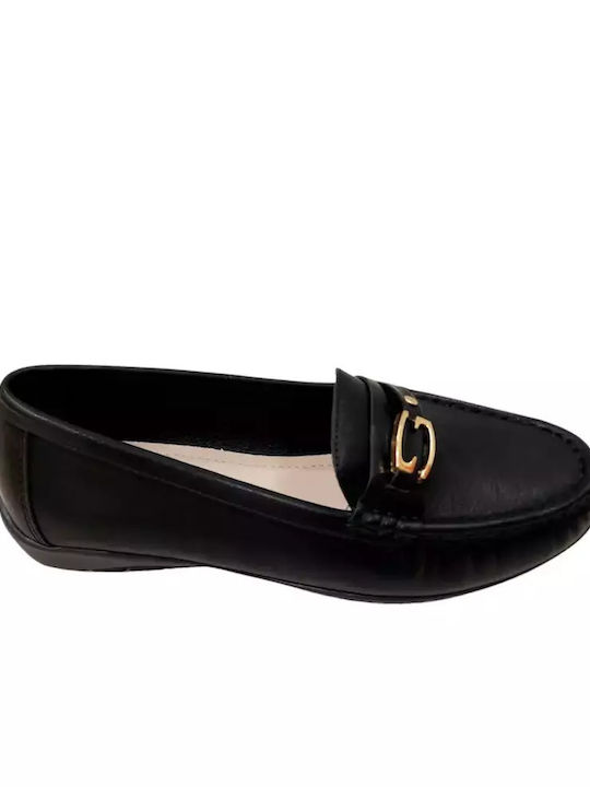 Blondie Women's Moccasins in Black Color