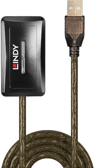 Lindy USB Hub 2 Ports USB 2.0 with USB-A Connection Gray