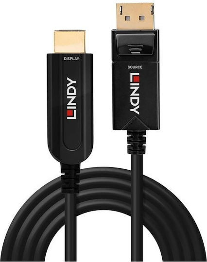 Lindy Cable DisplayPort male - HDMI male 40m Black (38493)