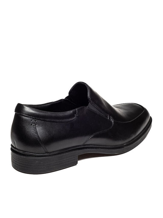 Δερμάτινα Ανδρικά Loafers σε Μαύρο Χρώμα