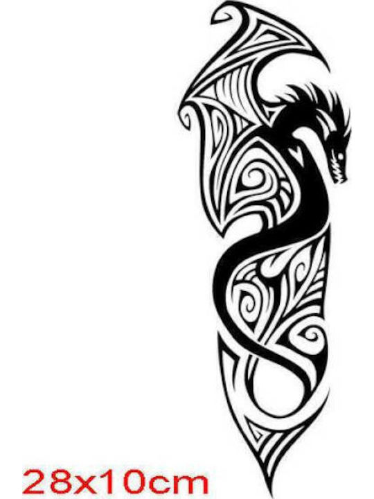 Tribal Dragon T-shirt Blue