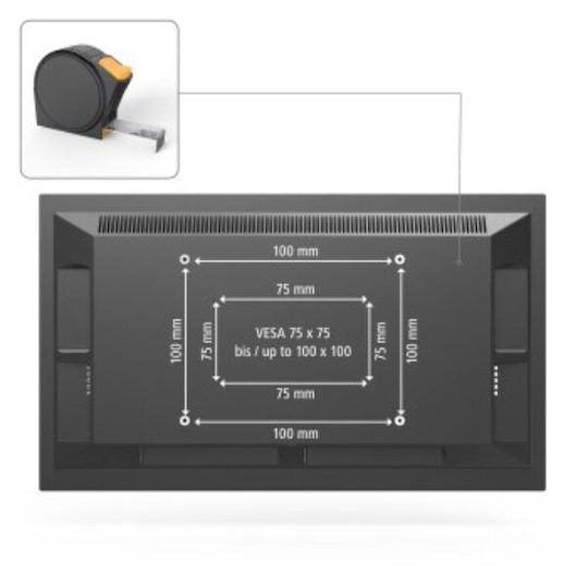 HAMA Стойка Монитор до 32" с Рамо Черна (00118490)
