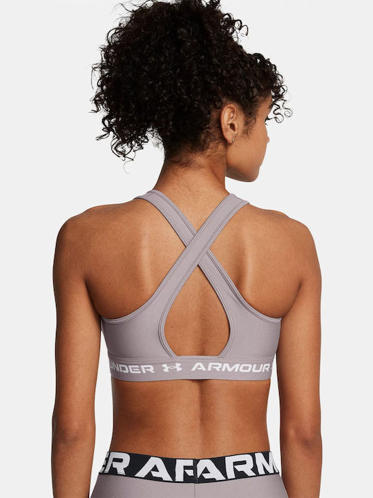 Under Armour Women's Bra with Light Padding Green-white Under Armour Women's Bra with Light Padding Green-white