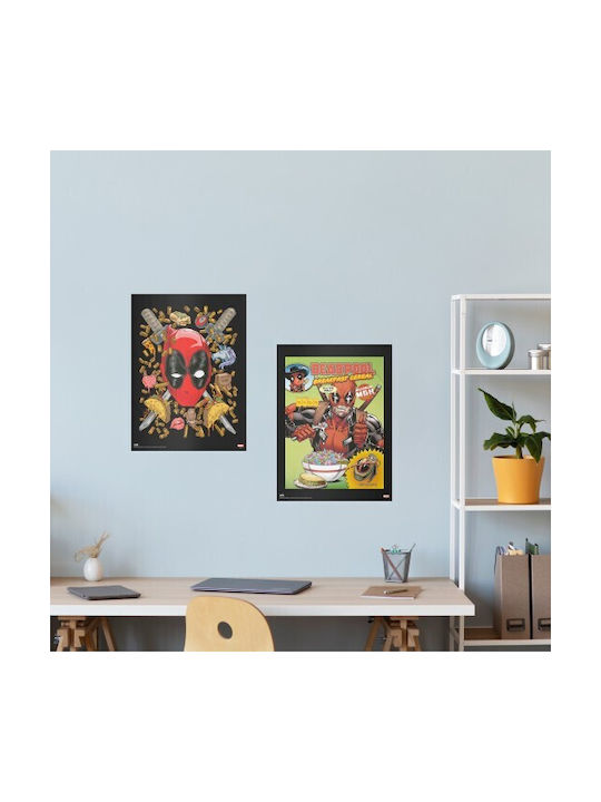 Σετ 2 Αφίσες 38χ52 Εκ Set Posters Marvel Deadpool Setmp012
