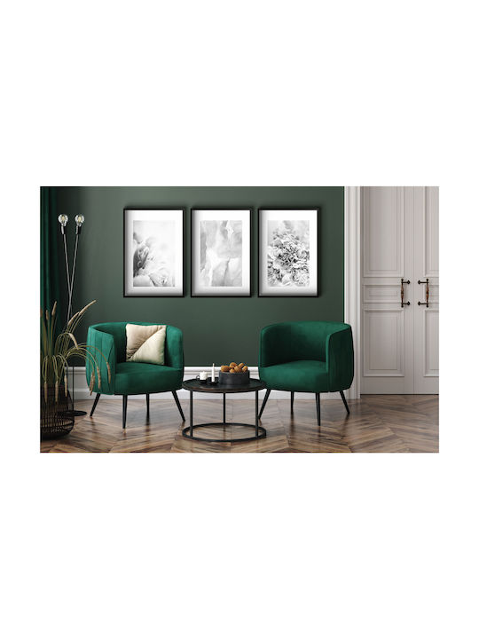 Postere Boho pentru Perete Dormitor Cameră de Zi Flori Delicate Marmură 3x 30x40