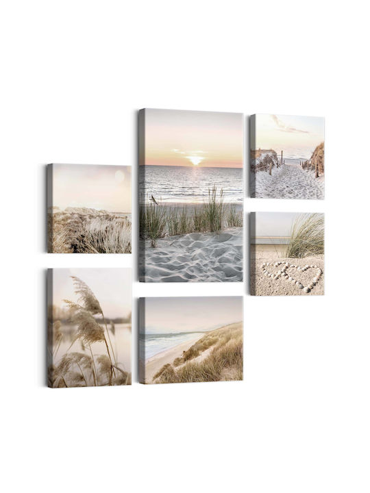 Decowalls 6-Piece Painting on Canvas 140x100cm