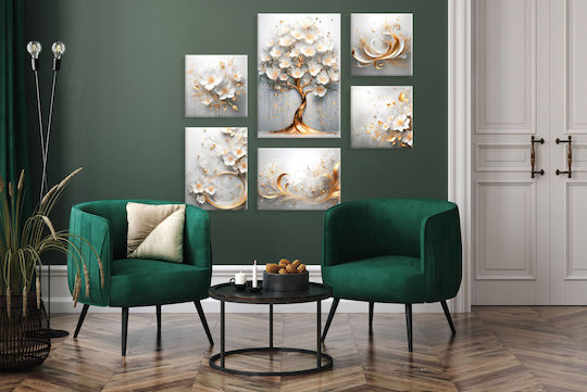 Decowalls 6-teilig Gemälde auf Leinwand 100x140cm