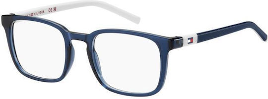 Tommy Hilfiger Мъжки Ацетатен Рамки За Очилата Син TH2123 PJP