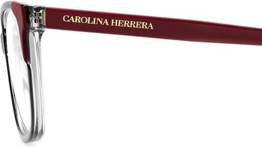 Carolina Herrera Γυναικείος Κοκκάλινος Σκελετός Γυαλιών Μπορντό HER 0284 268