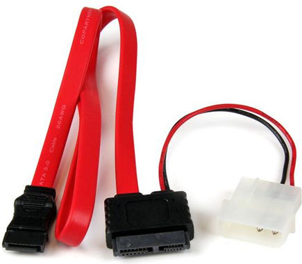 StarTech 7-Pin SATA III - 7-Pin SATA III Cable 0.9cm Κόκκινο (SLSATAF36)