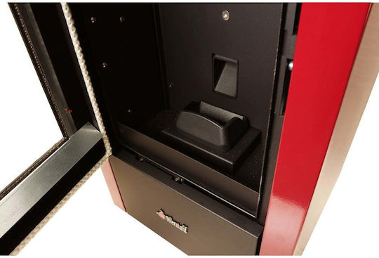 Thermostahl Gt Pellet Air 6 Σόμπα Pellet Μαύρη