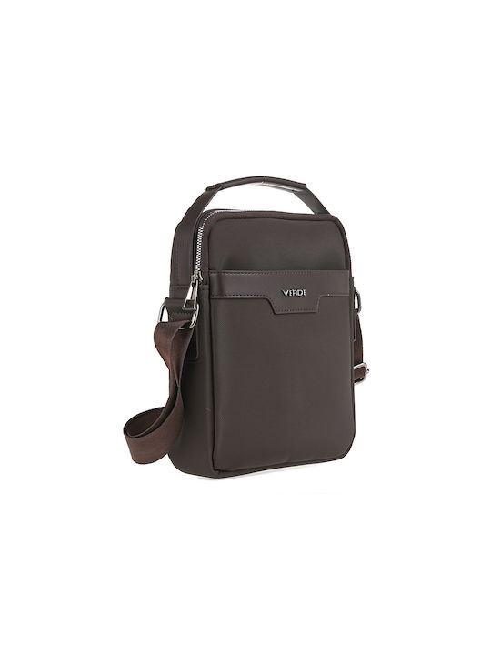 Verde Men's Bag Shoulder / Crossbody Brown