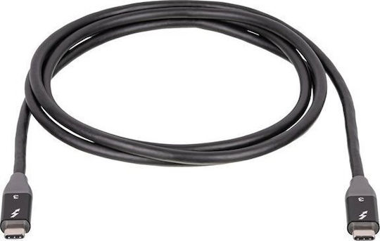 Akyga Cablu Braided Thunderbolt 3 100W Negru 1.5m (AK-USB-34)