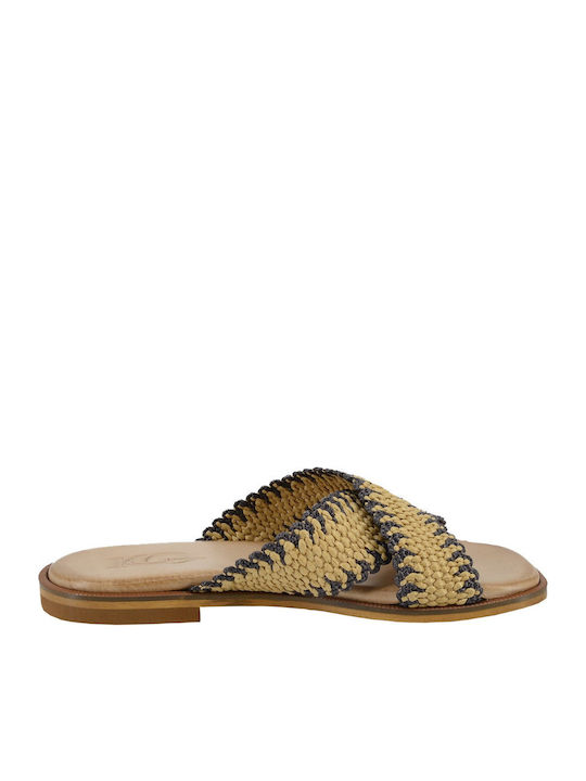 Sandale Casual Damă De Piele Bej