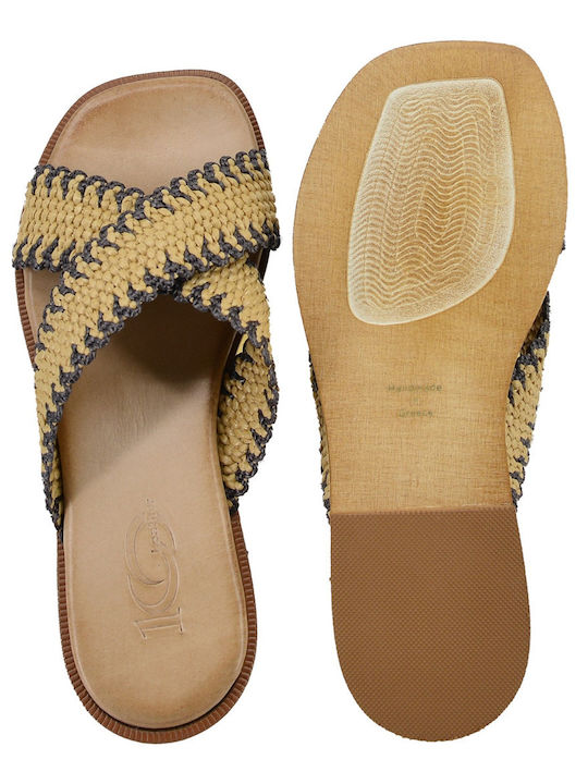 Sandale Casual Damă De Piele Bej