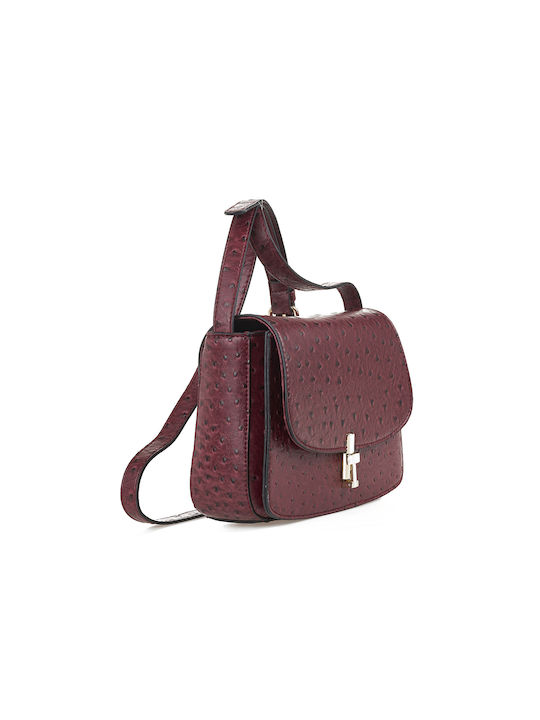 Verde Women's Bag Shoulder Burgundy