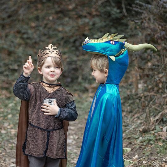 Karneval Kap Grün aus Metall 1Stück