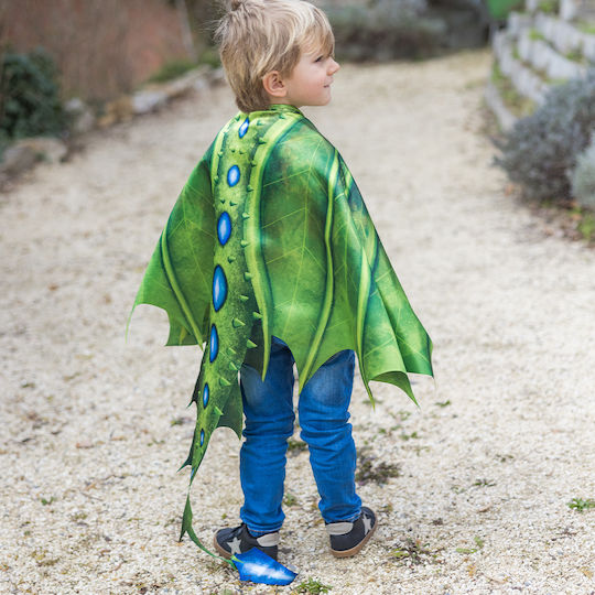 Green Carnival Cape for Halloween